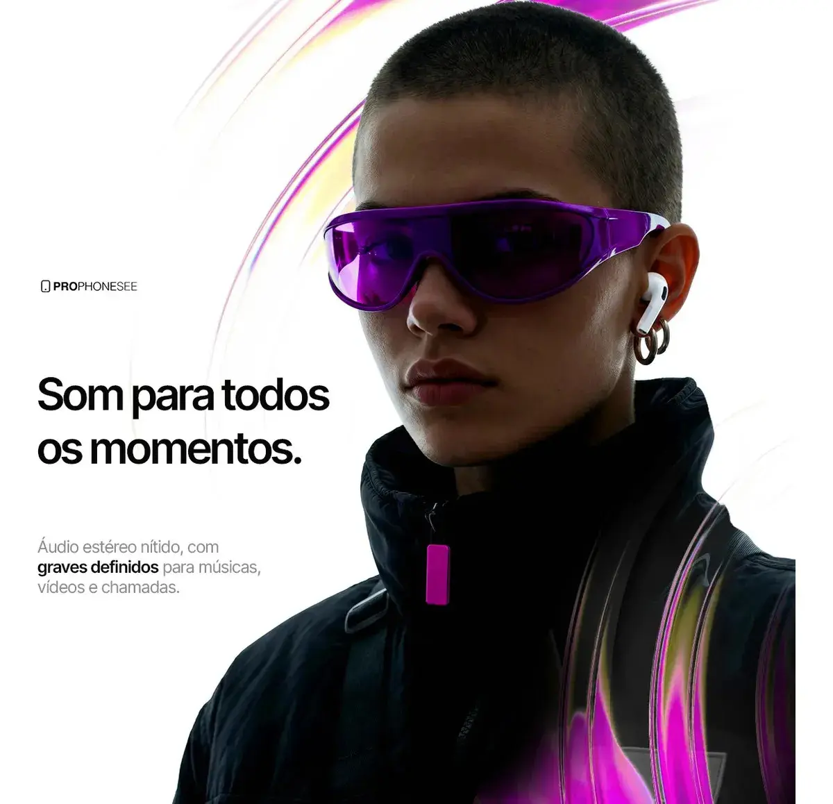 Fone Ouvido Bluetooth Compatível Com Iphone X Xr 11 12 13 14 15 16 17 Xs Pro Max Plus Samsung S20 S23 S24 Xiaomi Motorola Android Ios Sem Fio Prova DAgua Wireless Tipo Light Marca Pro Phone See thumbnail 7