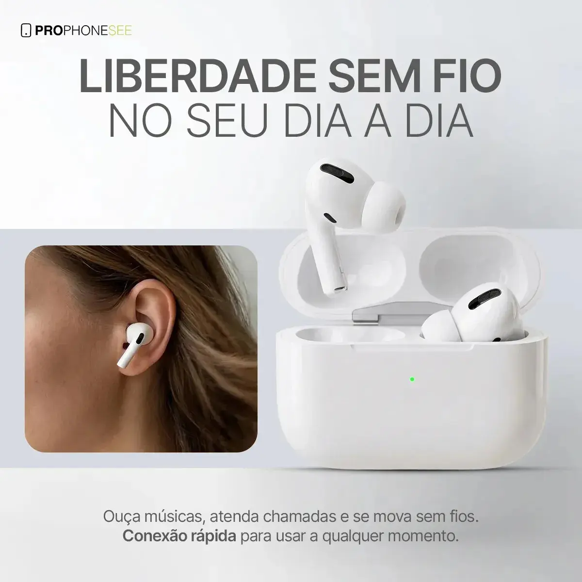 Fone Ouvido Bluetooth Compatível Com Iphone X Xr 11 12 13 14 15 16 17 Xs Pro Max Plus Samsung S20 S23 S24 Xiaomi Motorola Android Ios Sem Fio Prova DAgua Wireless Tipo Light Marca Pro Phone See thumbnail 8