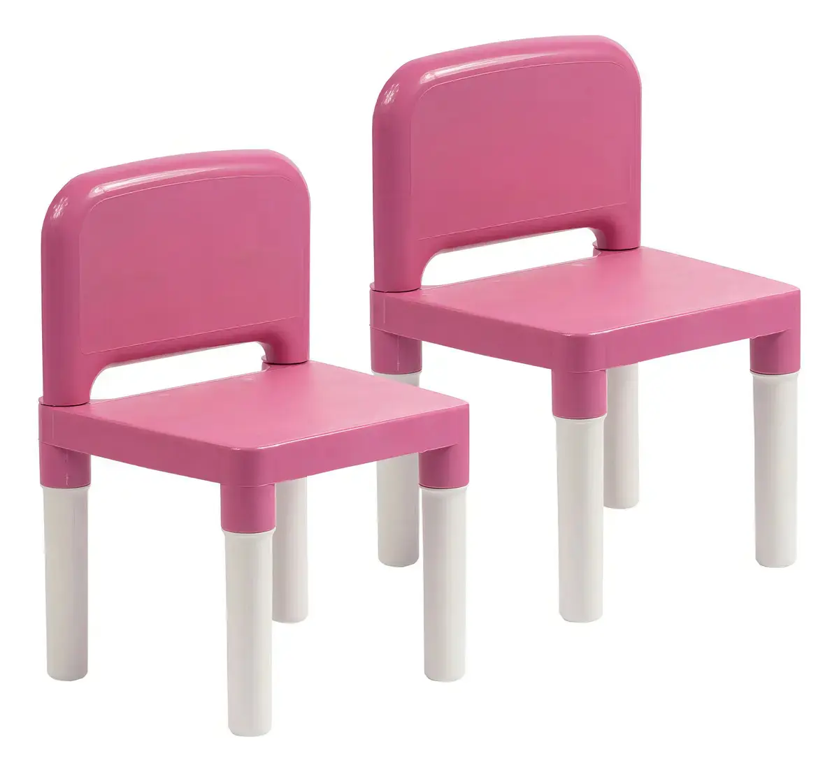 Mesa Infantil Atividades Plástico 2 Cadeiras Rosa Kids Baby Hercules thumbnail 4
