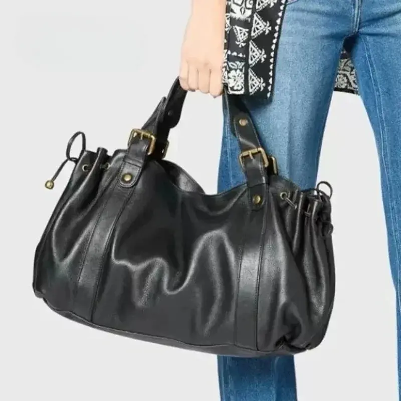 Bolsa transversal feminina, de design simples e elegante, versátil, estilo Boston, ideal para o trabalho, com interior em poliéster e tecido macio.