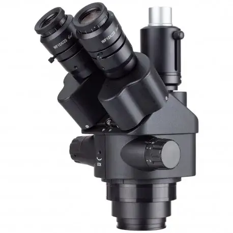 AmScope 7X-45X Preto Simul-Focal Trinocular Zoom Estéreo Microscópio Cabeça Equipamento de reparo de telefone celular - Navio do Brasil