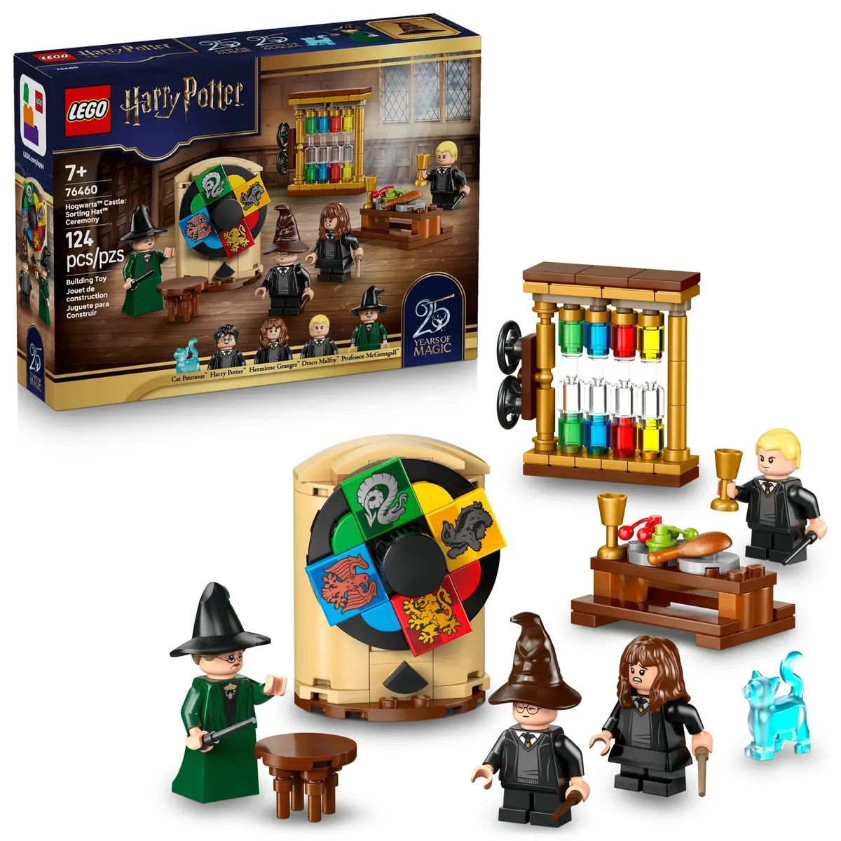 LEGO Harry Potter O Castelo de Hogwarts : Cerimônia do Chapéu Seletor 76460 | Brinquedo De Montar, Anos 7+, Meninos E Meninas, Decoração De Harry Potter Para Fãs, 124 Peças