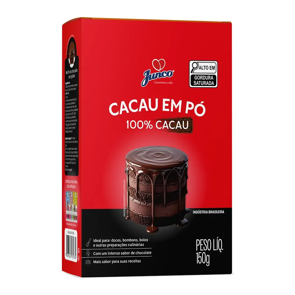 Cacau em Pó 100% Junco 150g