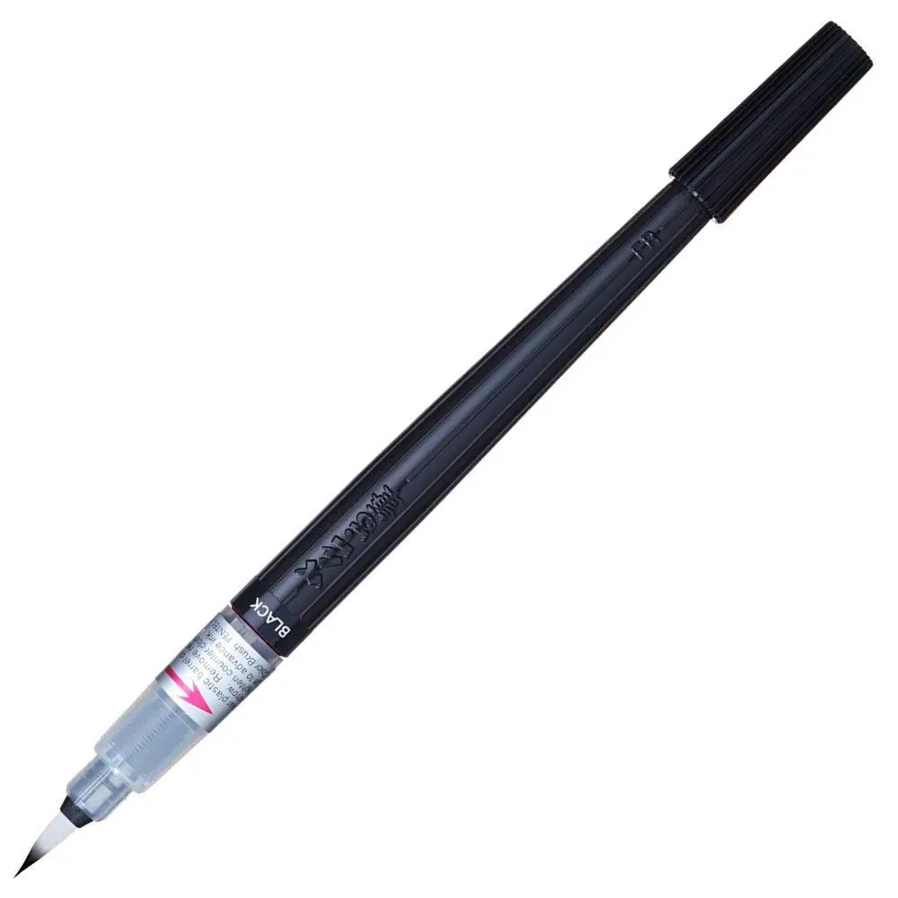 Pentel Pincel Aquarela Color Brush Preto SM/GFL-101X - 1