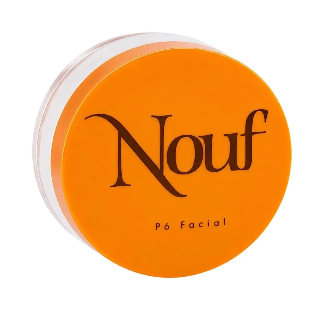 Nouf Pó Facial Acabamento Natural Todos os Tipos de Pele Cobertura Leve Resistente à Água e ao Suor Longa Duração 18g (Cor 01)