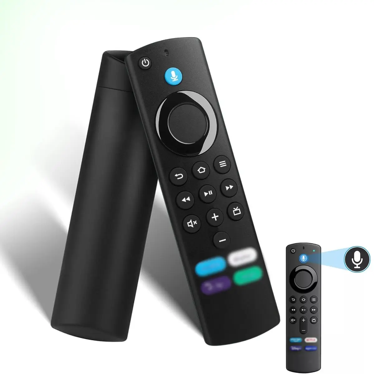 Controle Remoto Compatível com Amazon Fire TV Stick Lite, 4K e 4K Max | Bluetooth, Alexa Integrada, Atalhos Netflix Prime Video Disney+