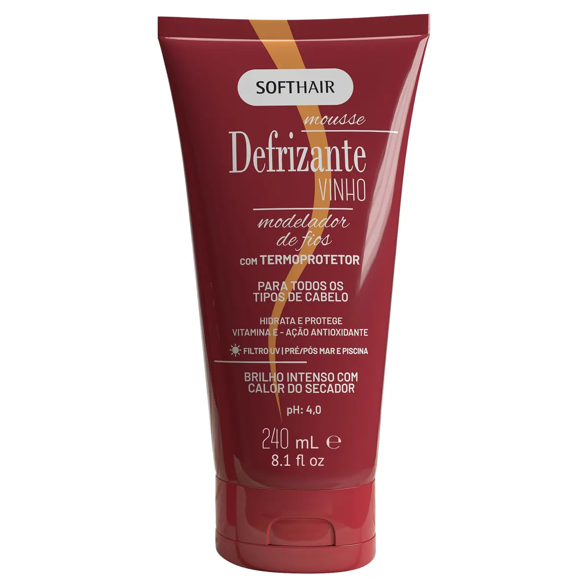Soft Hair Defrizante Vinho (Pequeno)
