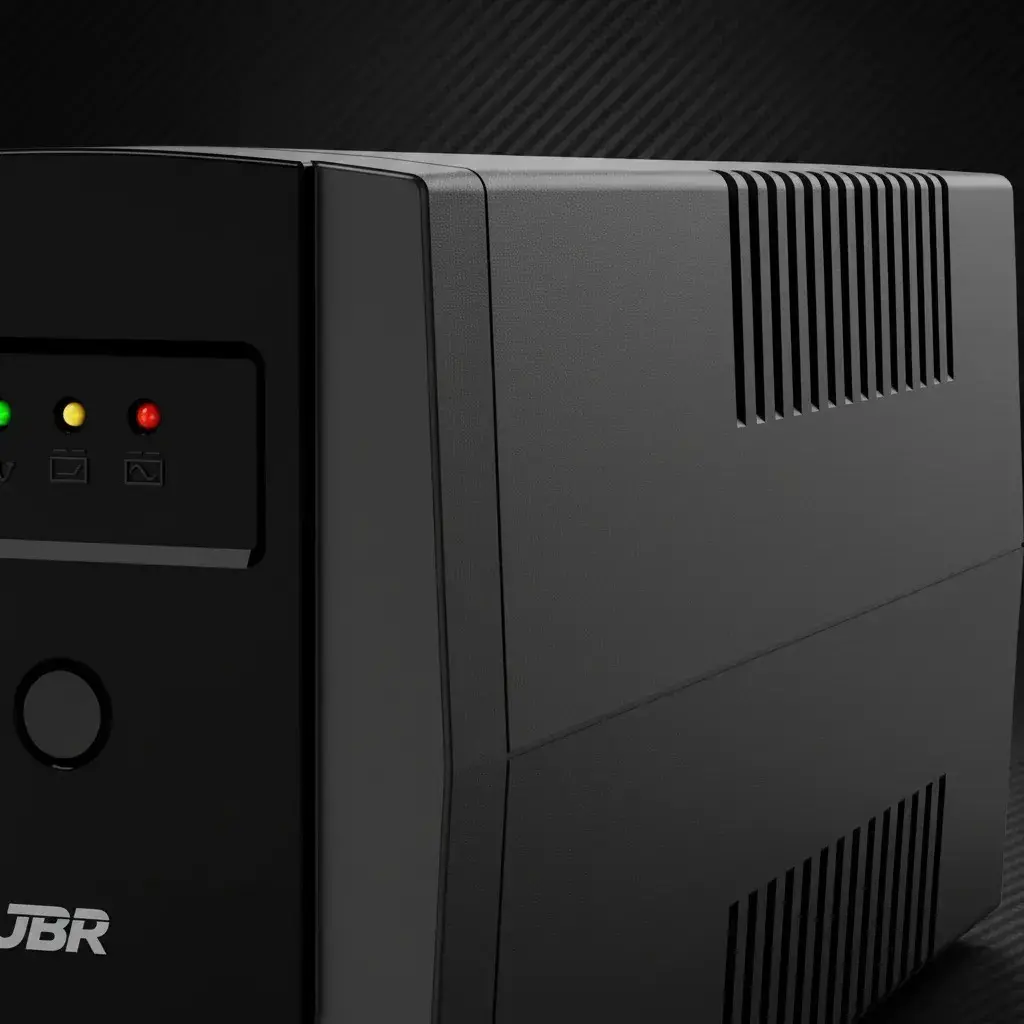 Nobreak JBR Guard 1200VA entrada e saída 120v Preto thumbnail 3