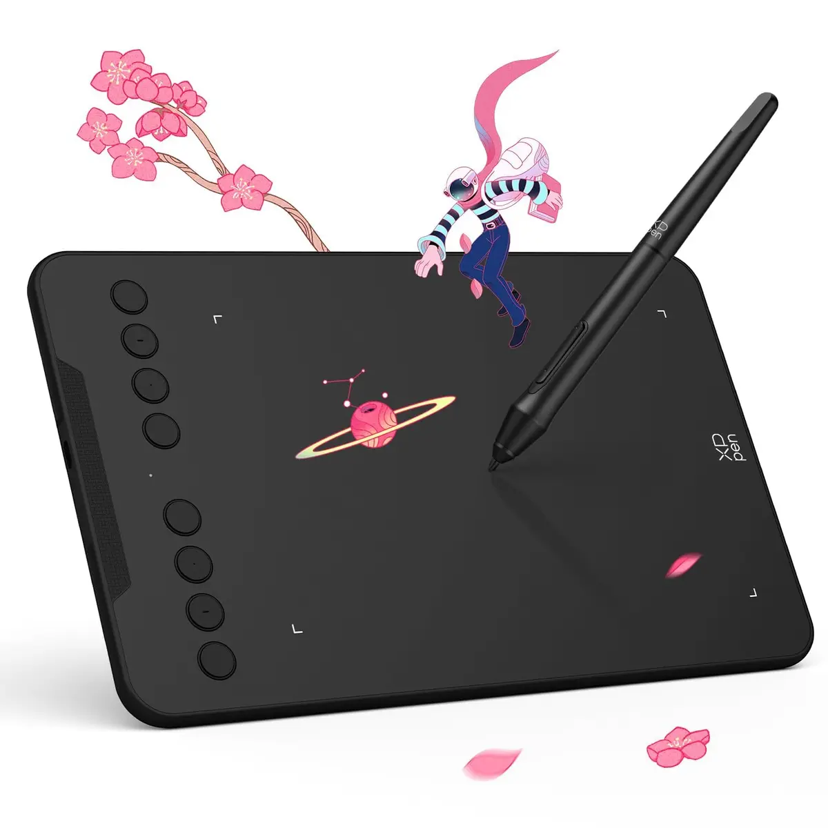 XPPen Deco Mini7 V2 Mesa Digitalizadora 7 Polegadas 16384 Níveis de Pressão Caneta Passiva com Android e Windows, Mac