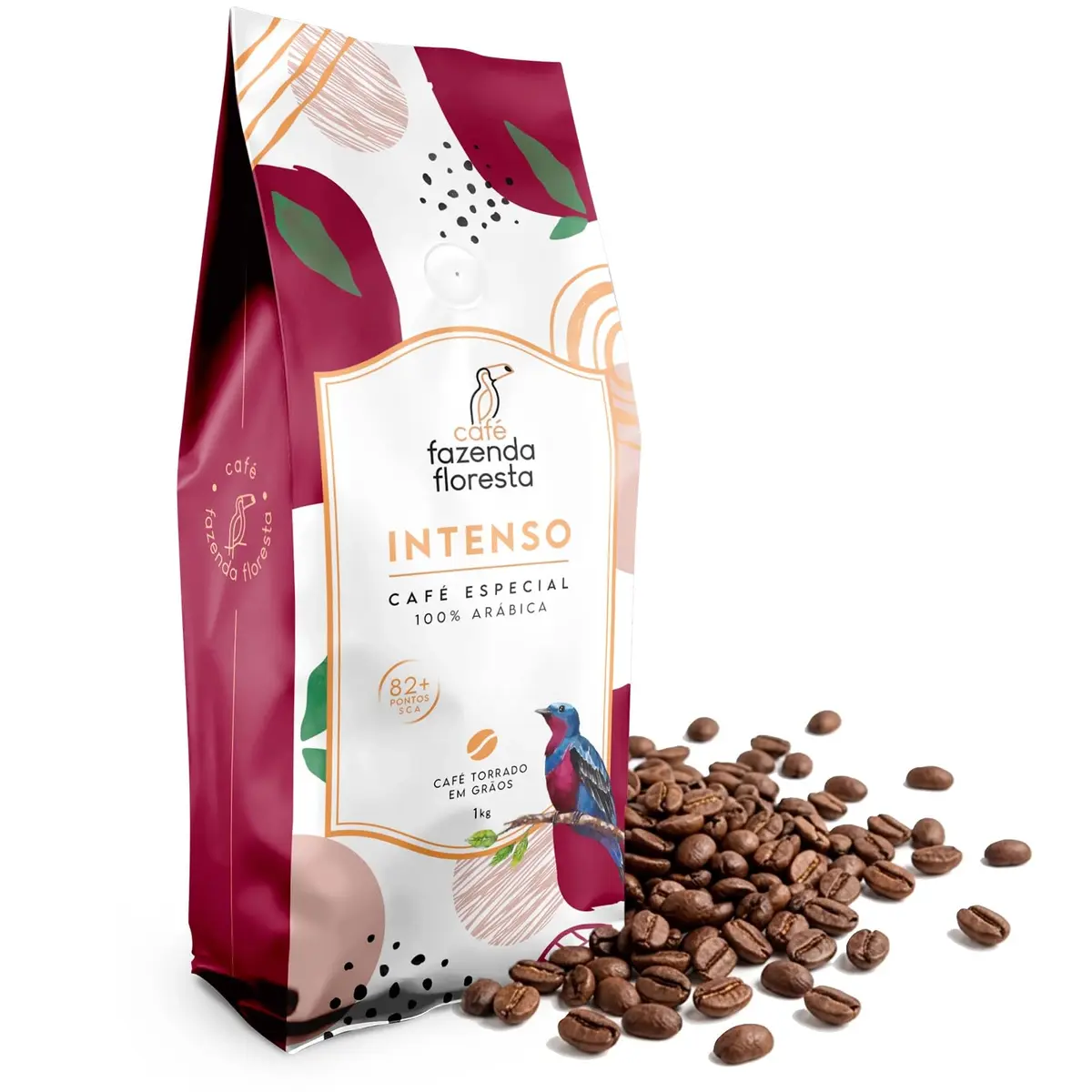 Café Especial Intenso Torrado em grãos - pacote de 1Kg