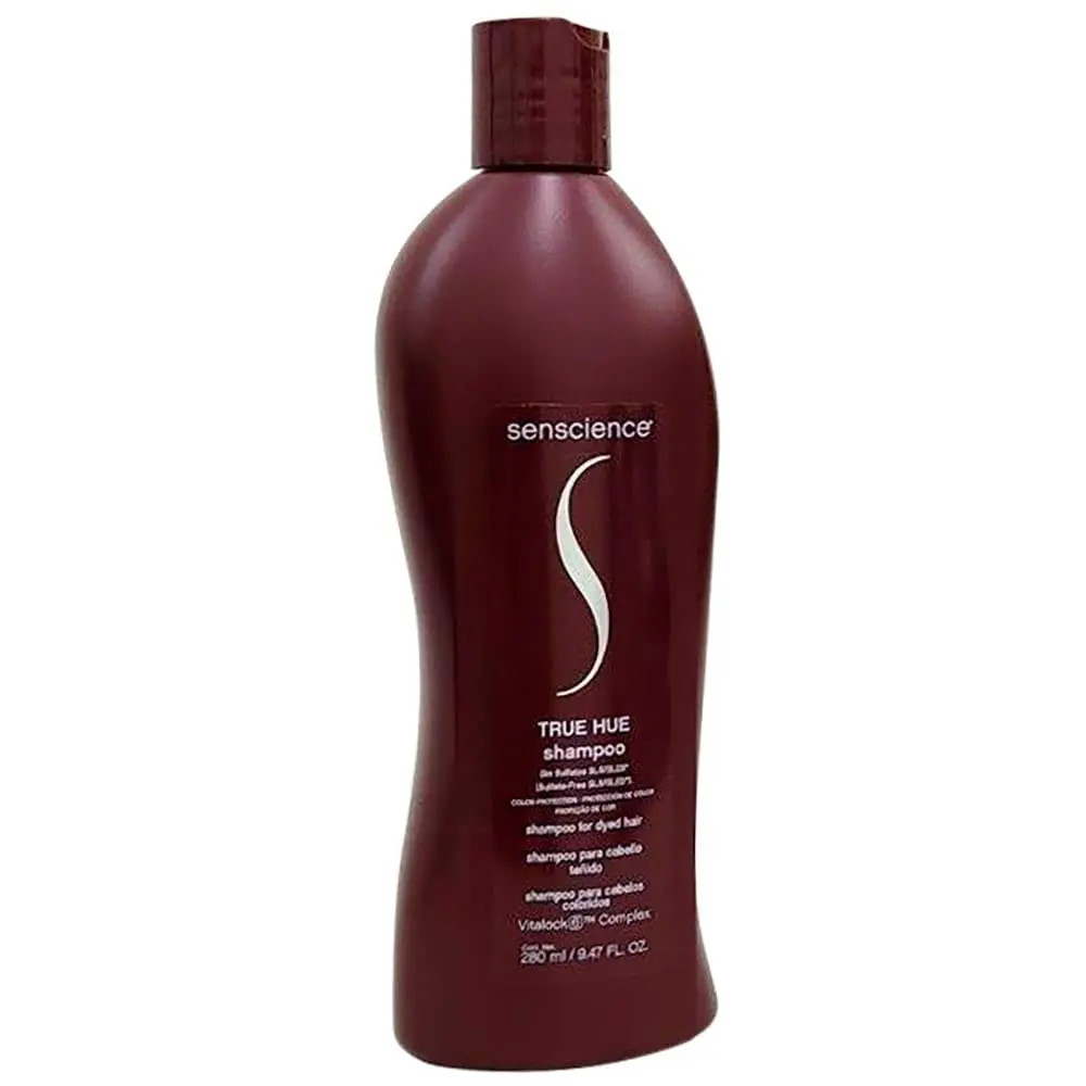 True Hue Shampoo, Senscience 280ml - NOVA EMBALAGEM, vermelho