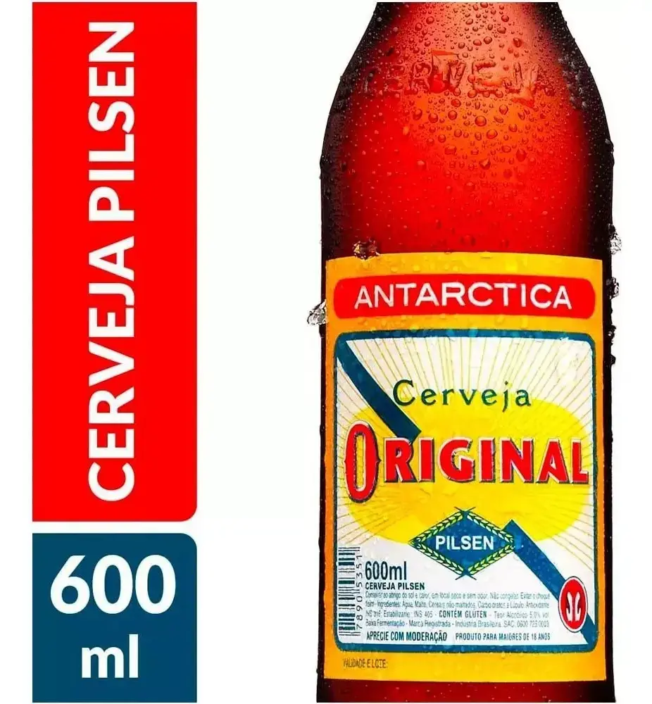 Cerveja Antártica Pilsen 600ml