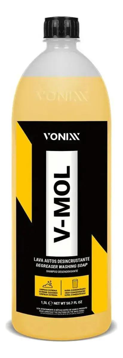 Vonixx V-MOL shampoo automotivo limpeza concentrado 1,5L