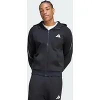 Moletom com Capuz Logo Pequeno e Zíper Completo Stadium Homem adidas