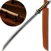 Katana Samurai Aço 70cm com Bainha Laranja-Claro