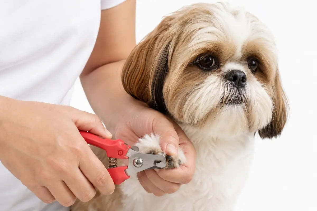 Alicate Cortador de Unhas para Pets Profissional com Trava de Segurança