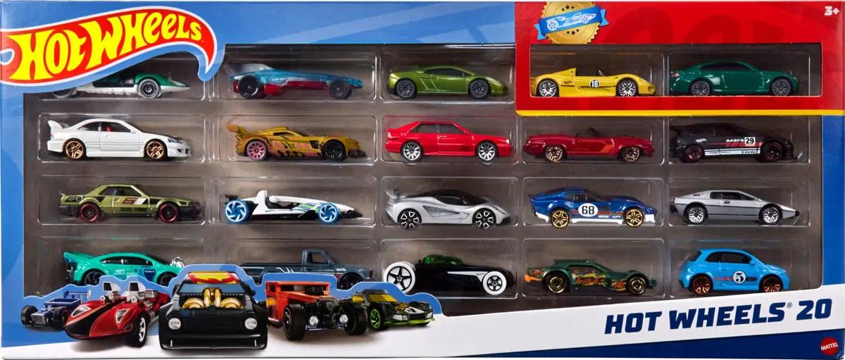 Hot Wheels Pacote Surpresa 20 carros