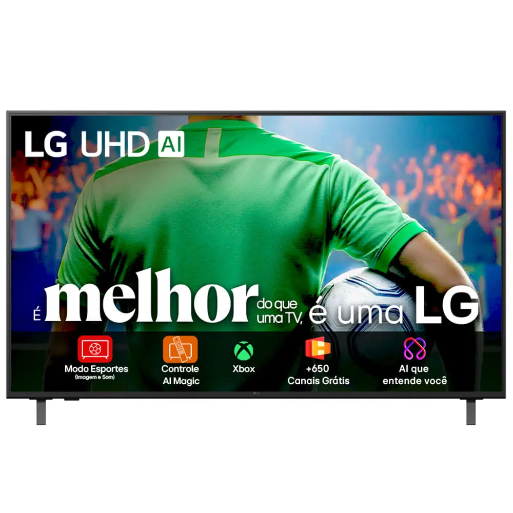 Smart TV LG 4K UHD AI 50" Polegadas, Processador α7 Gen8, webOS 25 - 50UA8550PSA