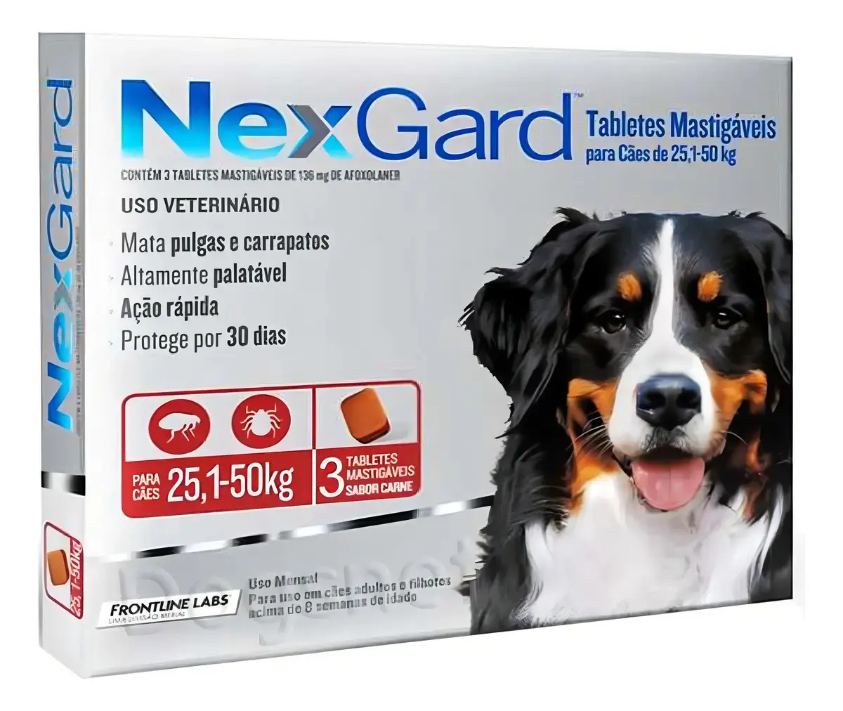 NexGard Cachorro 25 kg à 50 kg 3 Comprimidos - 1