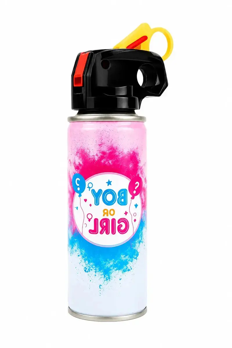 Fumaça Chá Revelação Lata Spray Revelação Surpresa Extintor Rosa Festa Pó Colorido Menino Ou Menina Celebração