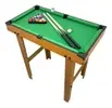 Mini Mesa De Bilhar Com Pé Snooker Sinuca Para Crianças Tecido Verde - 1