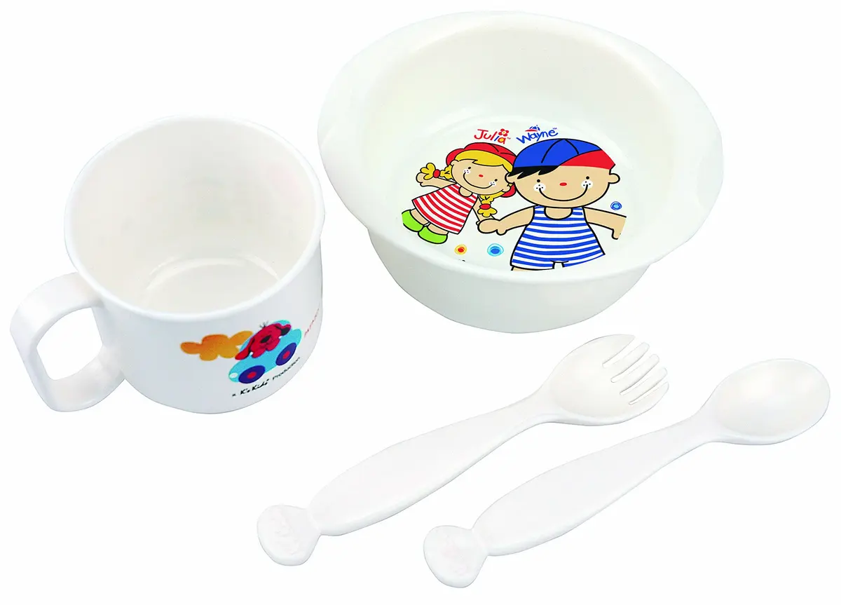 Kit para Refeição K’s Kids, Patrick e Seus Amigos, Branco | Completo - 1