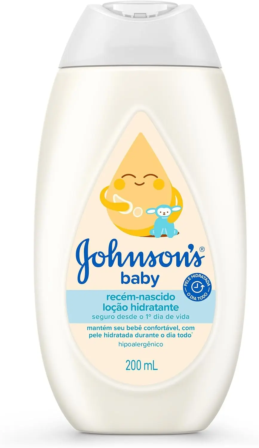 Loção Hidratante Corporal Johnson's Baby Recém-Nascidos, 200ml - 1