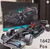 Kit de Montagem Carro de Corrida MOC 1432/1642 Peças Blocos de Construção - 1