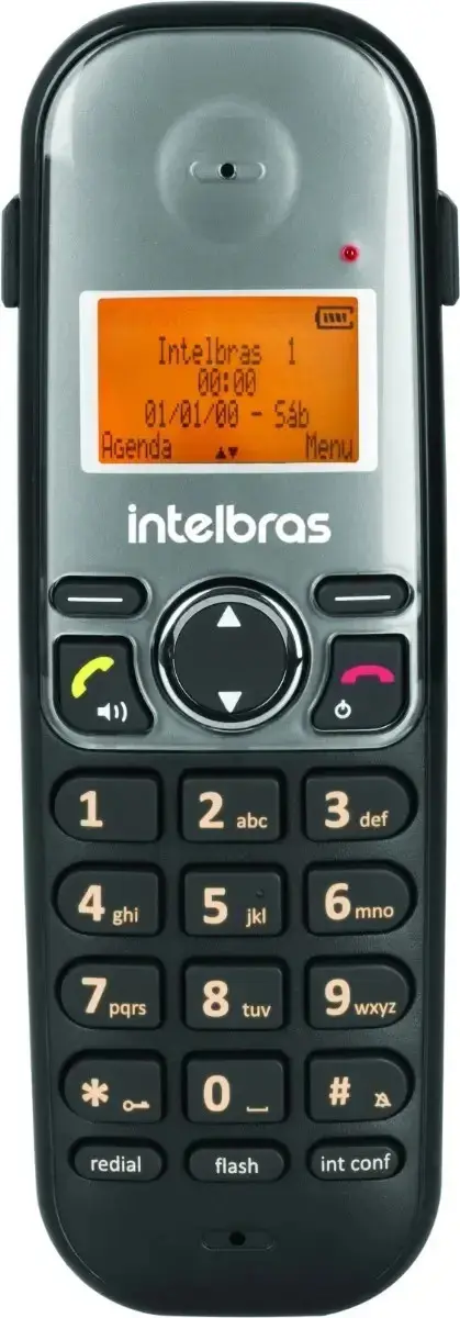 Telefone Sem Fio Intelbras Ts 5120 Preto Preto