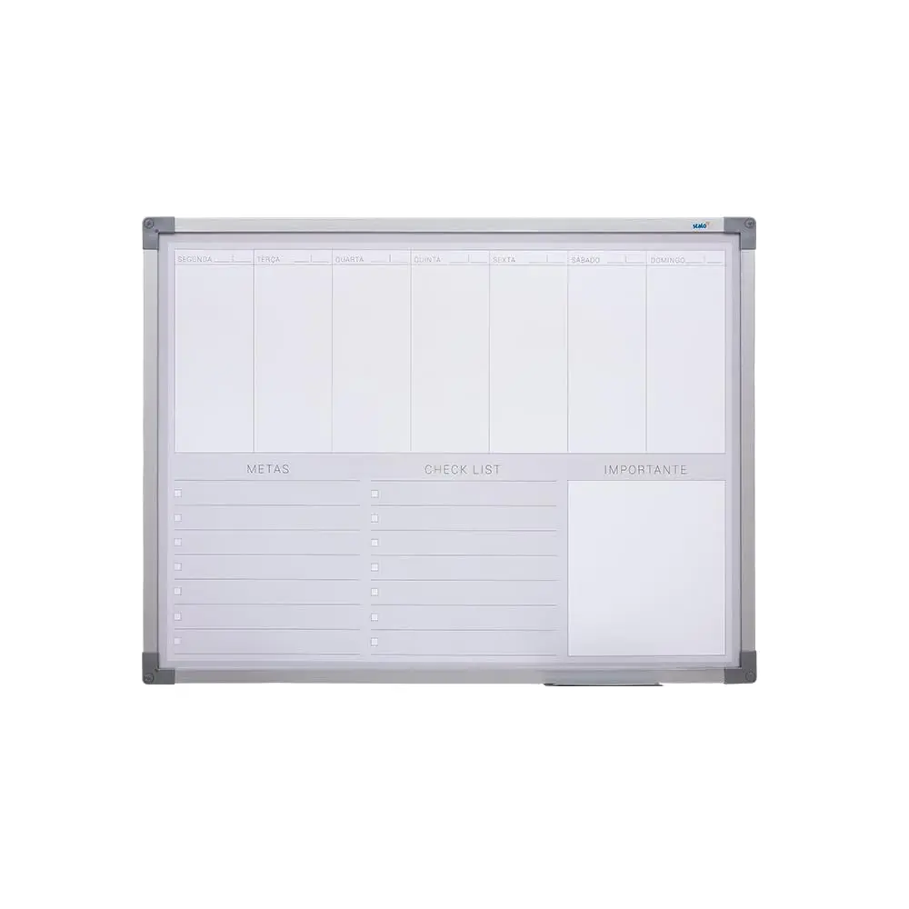 PLANNER OFFICE MDF ALUMINIO SOFT 080 X 060 CM, STALO - 1