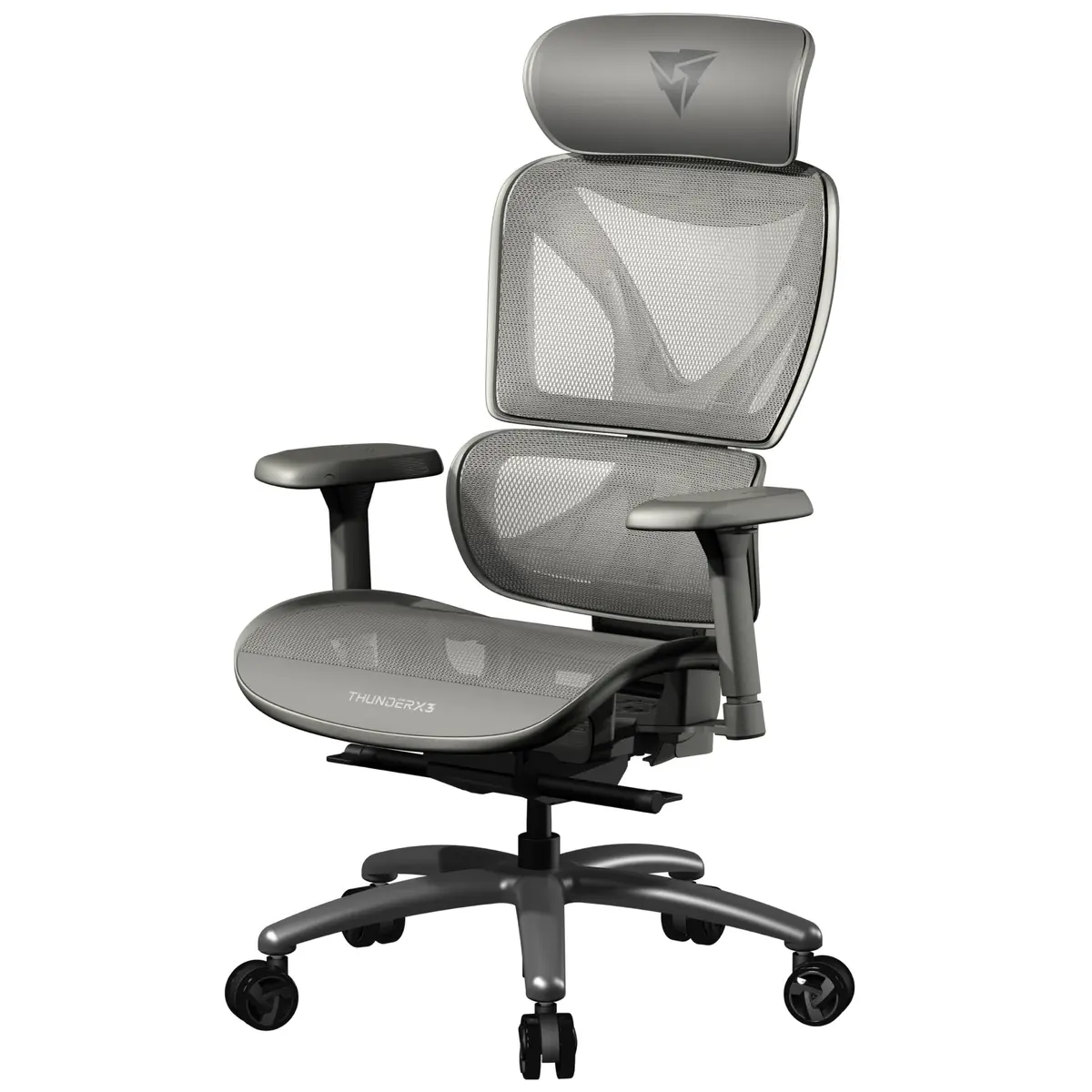 Cadeira Ergonômica XTC Mesh Cinza ThunderX3 - 1