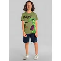 Infantil - Camiseta Brandili Hulk Verde