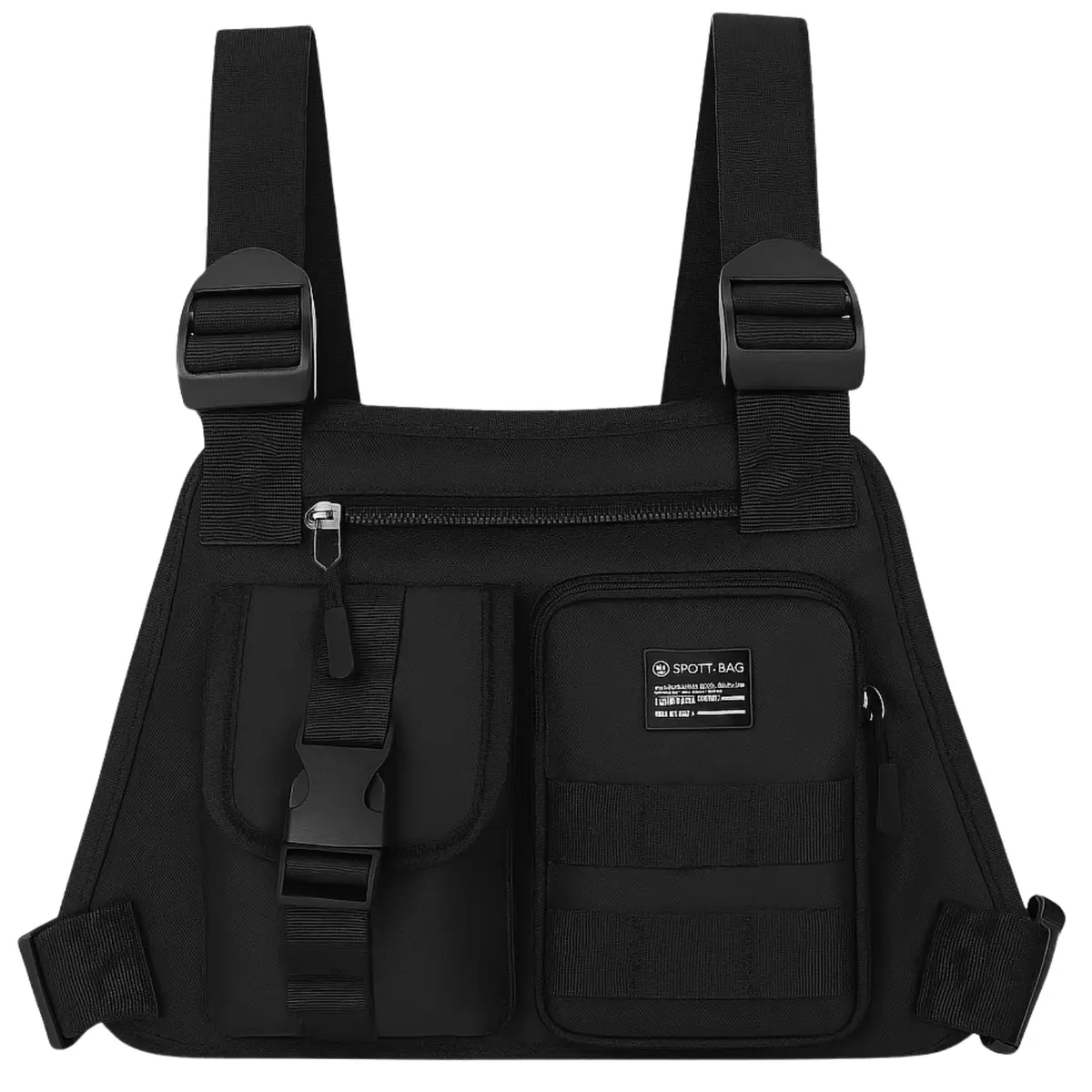 Bolsa Peitoral Tática Chest Bag Masculina Feminina | Para Moto, Motoboy, Trilha, Shows, Ciclismo, Caminhada