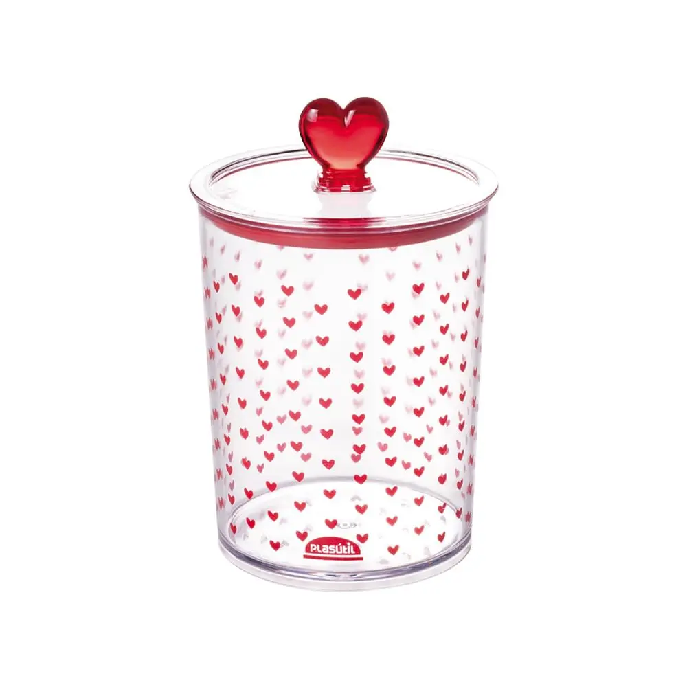 Porta Mantimentos Coracao Plasutil 500 ml