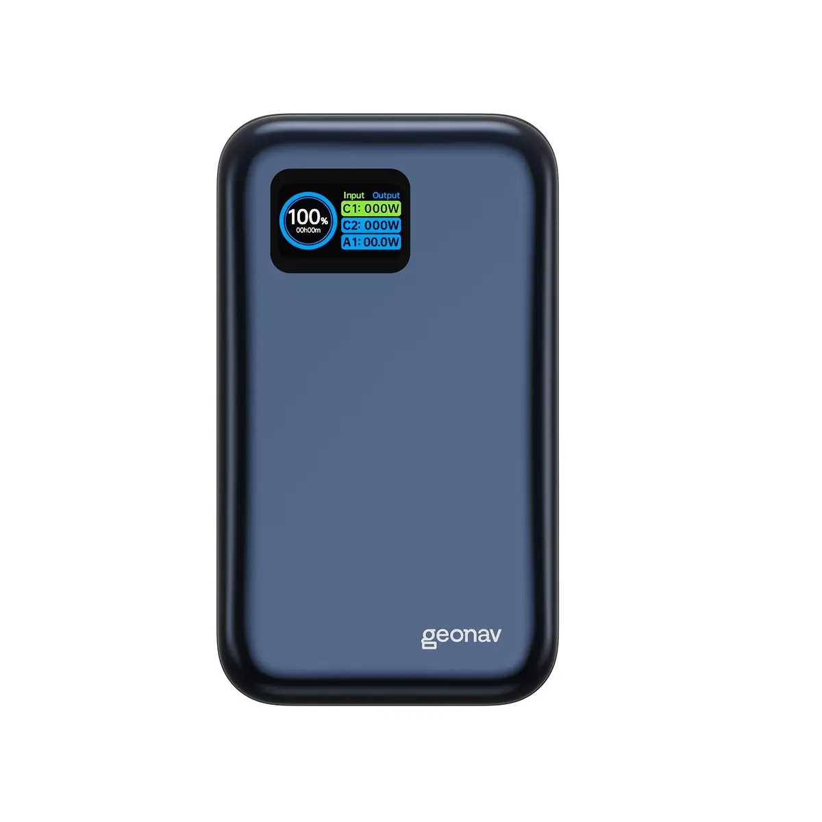 Geonav Power Bank 20000mAh 65W Para Notebooks, Tablets e Smartphones, PB20K65WBL