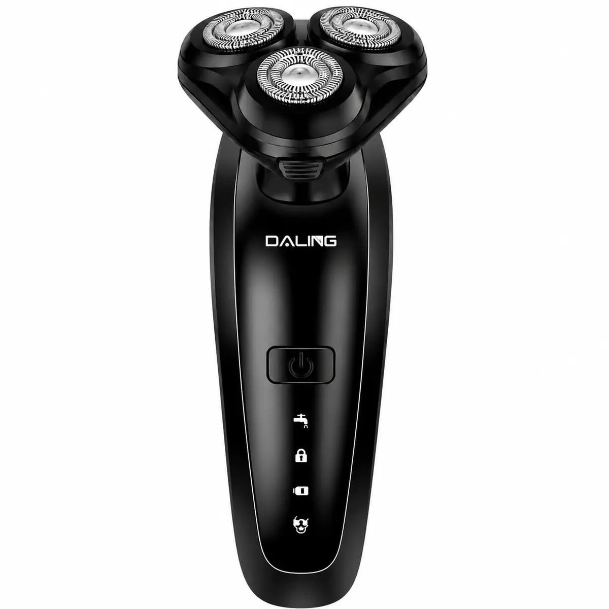 Barbeador Elétrico,Barbeador Elétrico Masculino Profissional com 3 Cabeças | Maquina de Barbear,Aparelho de Barbear Eletrico,Barbeador Rotativas Sem Fio para Uso Seco e Molhado, Recarregável USB