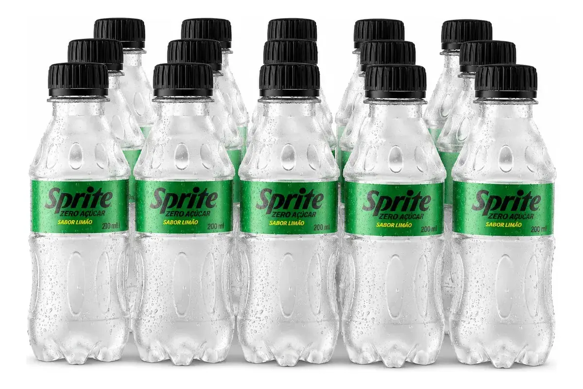 Refrigerante Sprite Zero 200ml Pet Fardo 12 Unidades