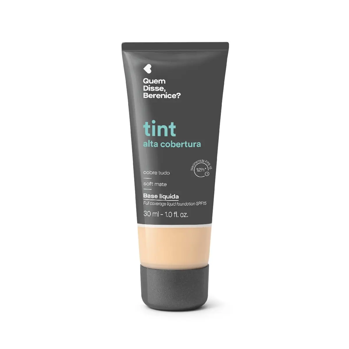 Quem Disse, Berenice? Base Tint Alta Cobertura Cor 130Q 30ml