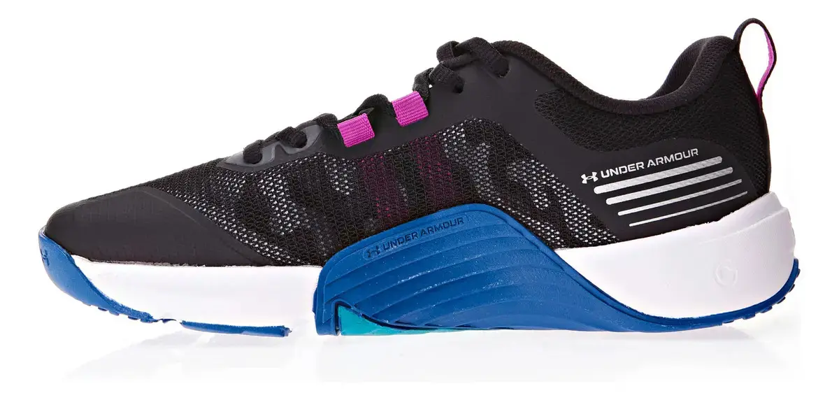 Tênis Esportivo Tribase Reps Under Armour Preto E Turquese Liso 44 Br thumbnail 5