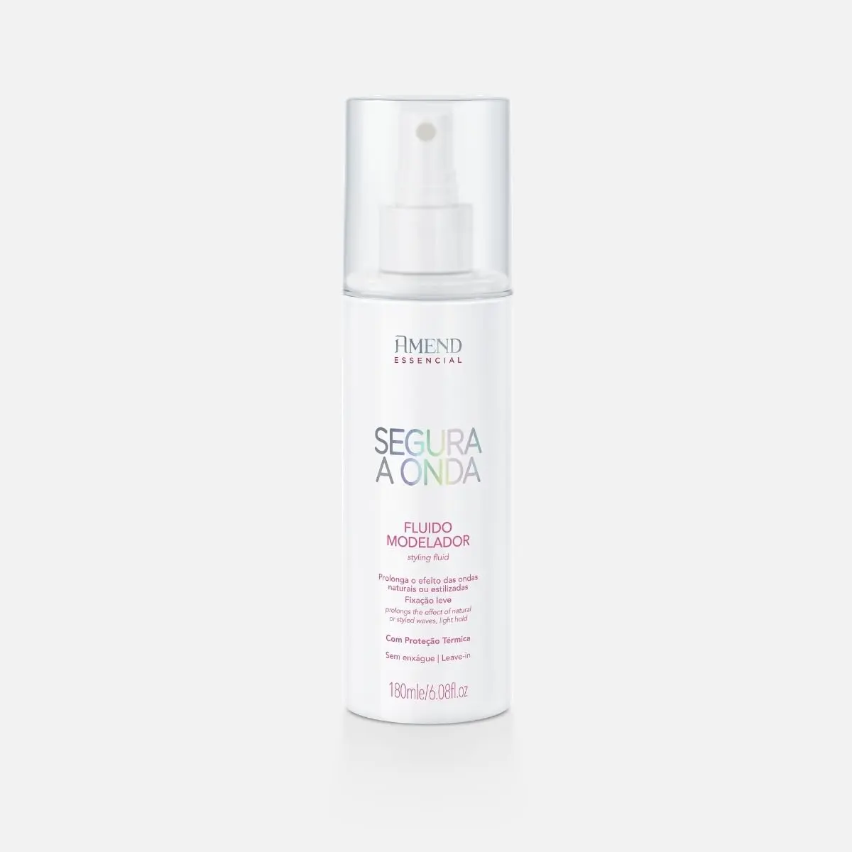 Fluido Modelador de Cachos com Proteção Térmica 180ml | Amend Segura a Onda | Define ondas e cachos naturais com proteção térmica e controle de frizz. - 1