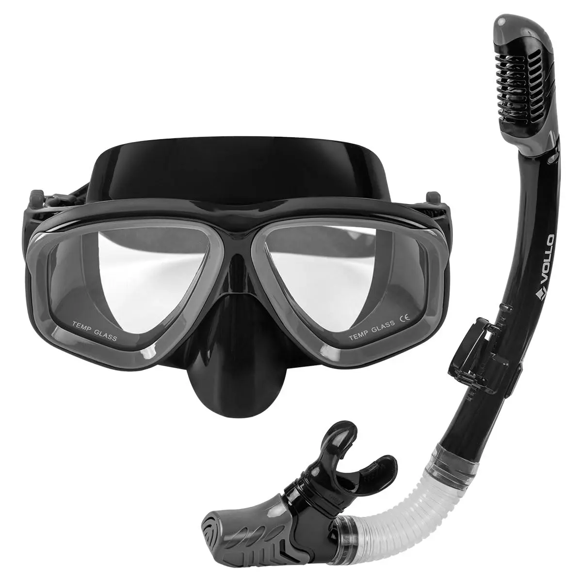 Vollo Kit de Mergulho Máscara + Snorkel - 1