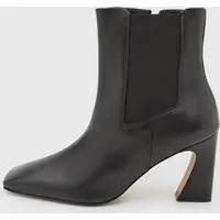 Bota Feminina Capodarte Cano Baixo Salto Alto Preta - 1