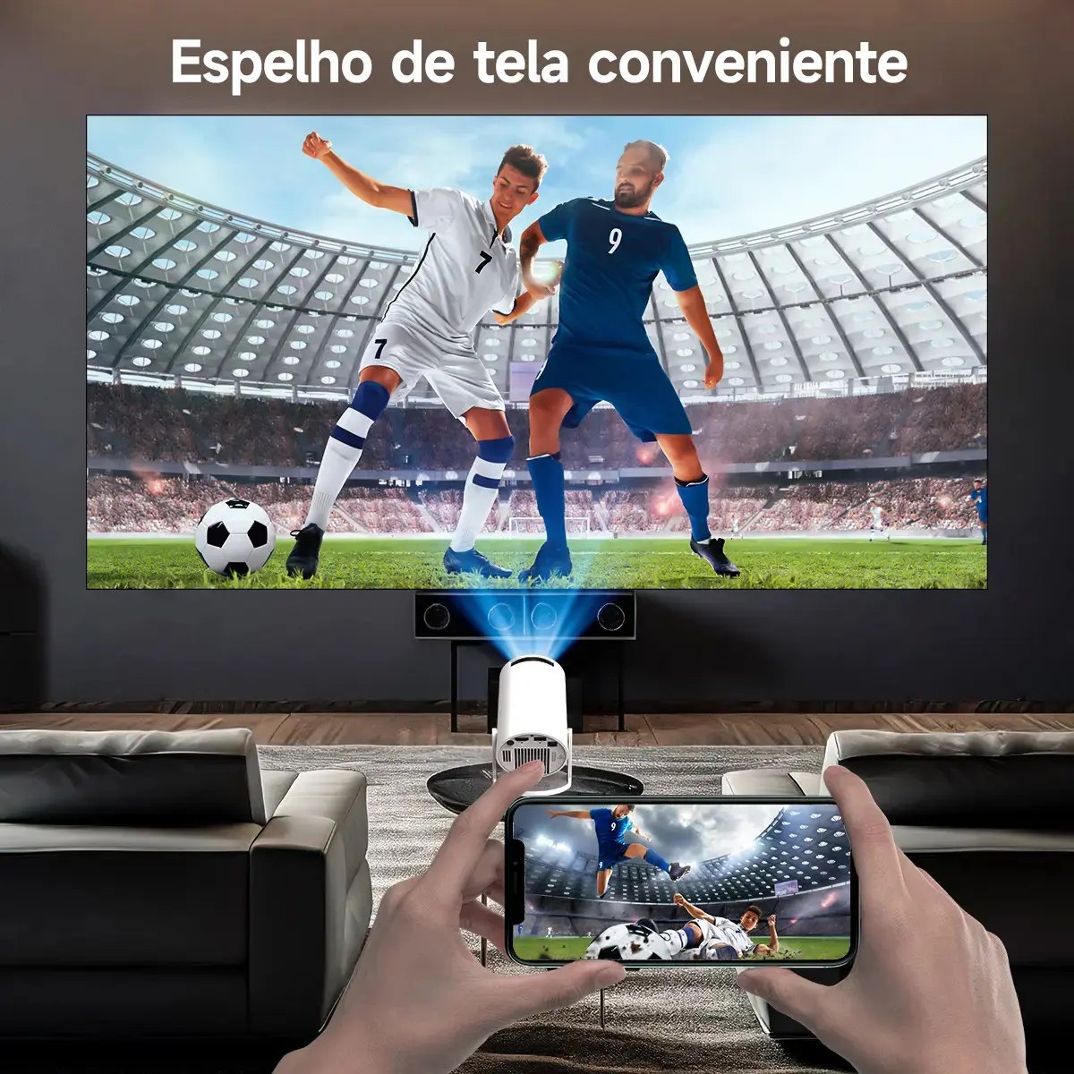 Projetor Portátil Magcubic HY300PRO FULL HD 8K Smart Tv com Android 14 Wi-Fi 6 e Bluetooth 5.0 thumbnail 9