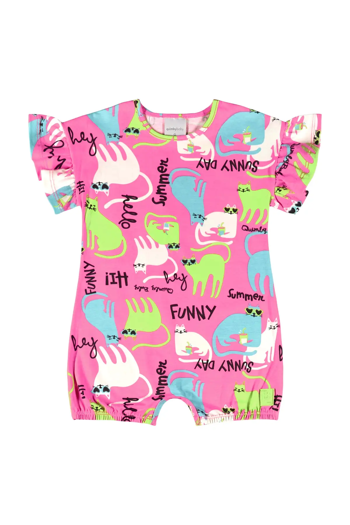 Banho de Sol de Gatinhos para Bebê Menina (Rosa) Quimby - 1