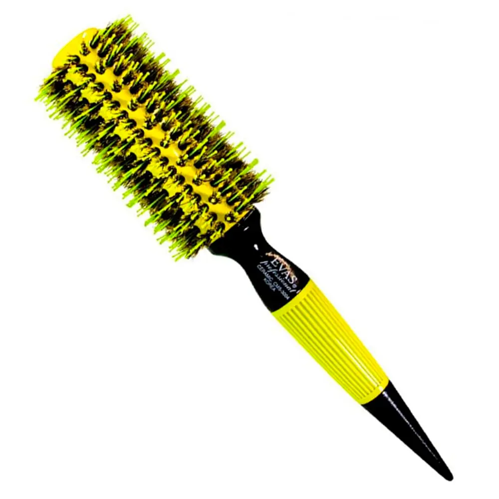 Escova de Cabelo Profissional, Escovas Evas, CMS 3004 S, Amarela - 1