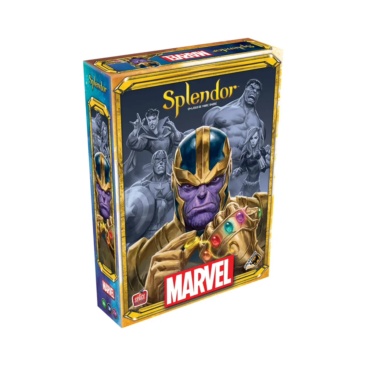 Galápagos Splendor Marvel, Jogo de Tabuleiro para Família, 2 a 4 Jogadores, 30 Minutos por Partida