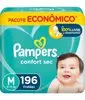 [REC] Fralda Pampers Confort Sec M 196 Unidades - 1