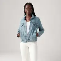 Jaqueta Jeans Levi's® Trucker Original Lavagem Clara - M USA | M BR - 1