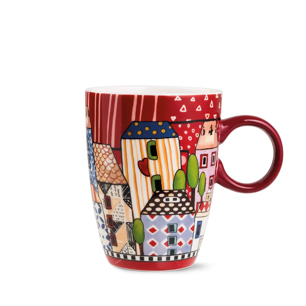 Caneca Paese Mio Egan Italy 430 ml - Vermelho