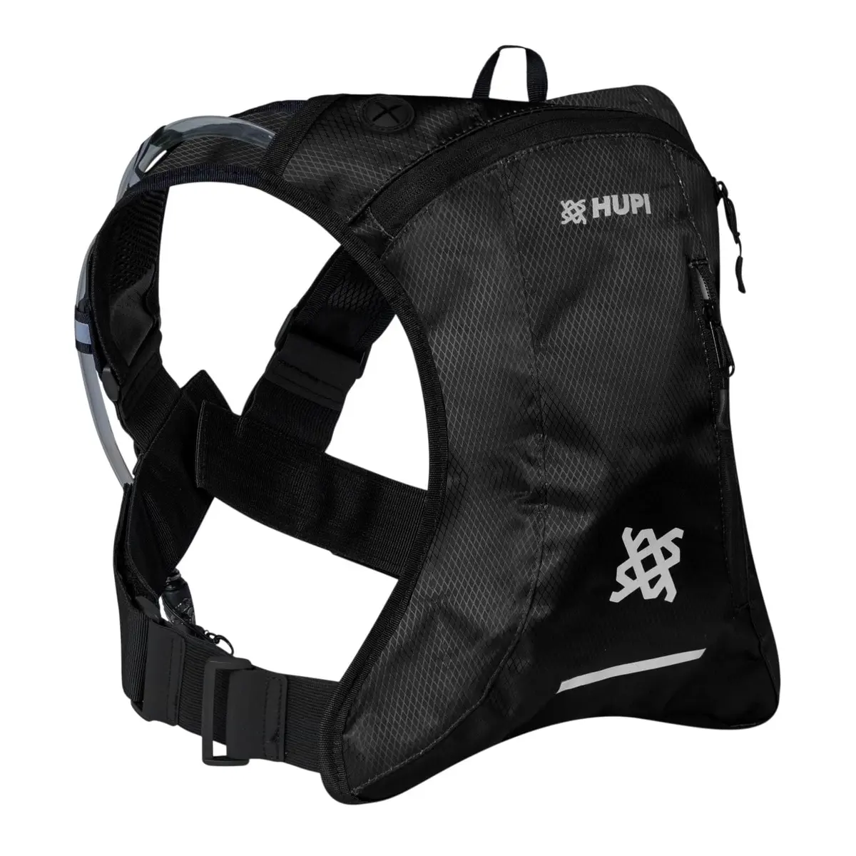 Mochila de Hidratação Hupi Huwe Evo Preto com Refil, Cor: Preto, Tamanho: Unico